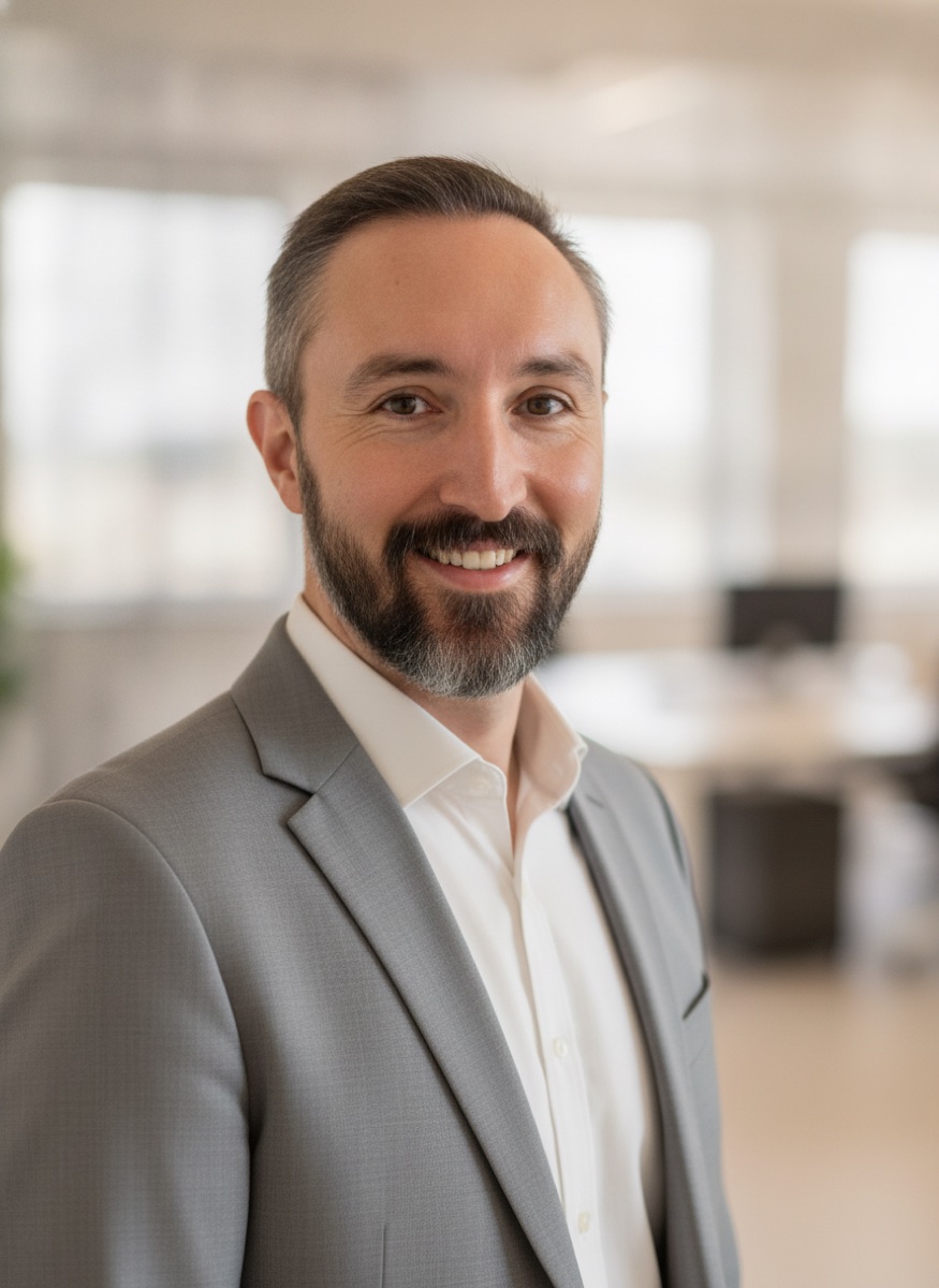 Tim Rosen, Gründer von NovaData Solutions, im Porträt — Ansprechpartner für den KI-Voice-Agent VOXA